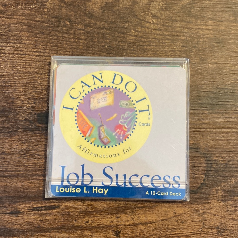Louise L Hay art cards - I can do it! Job Success
